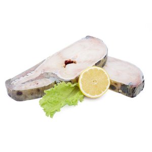 Стейк из зубатки пестрой с/м в/у вес