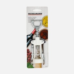 Штопор Факельманн с рычагами 16см арт49786 хром сплав 22,3*7,9*3,8