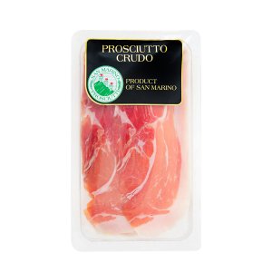 Окорок Сан Марино Прошутто Крудо с/в нарезка мгс 100г