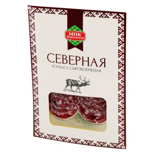 Колбаса МПК Норильский Северная с/к нарезка 90г