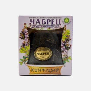 Чай Конфуций Чабрец/лепестки василька черный ст/б 55г