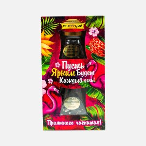 Набор чайный Конфуций Мандариновый рай зеленый 130г