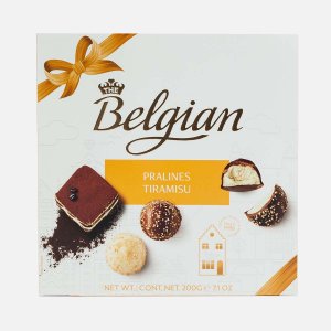 Набор конфет Бельгиан Пралине со вкусом тирамису 200г