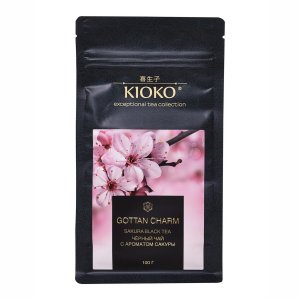 Чай Киоко листовой с ароматом японской сакуры 100г