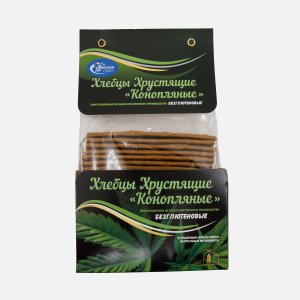 Хлебцы Монастырский Двор Хрустящие Конопляные без глютена 250г