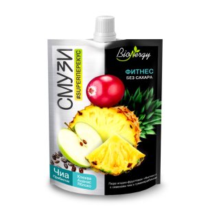 Смузи БиоНерджи Фитнес без сахара дой/пак 120г