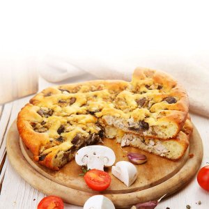 Пирог Заливной курица/грибы вес 