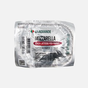 Сыр Унагранде Моцарелла без лактозы для сэндвичей 45% пл/ст 280г