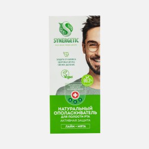 Ополаскиватель д/полости рта Синергетик активная защита 200мл
