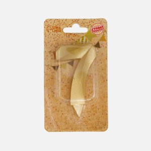 Свечи Грань цифра 7 золотой металлик 5928491