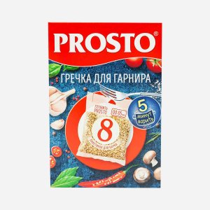 Гречка Просто для гарнира в пакетиках 8*62,5г к/к 500г