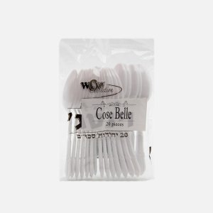 Ложка Косе Белле Винтаж белая мини 20шт