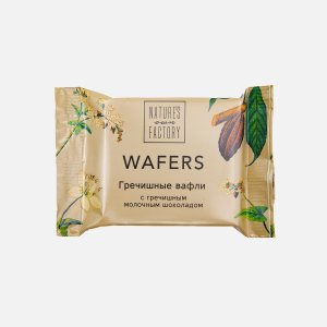 Вафли Нэйчес аун Фэктери Гречишные с молочным шоколадом 20г