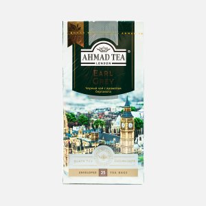 Чай Ахмад Эрл Грей бергамот с/я 25пак*2г