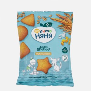 Печенье ФрутоНяня Мультизлаковое с 6мес 50г