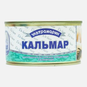 Кальмар Ультрамарин шинкованный б/кожи натуральный ж/б/кл 185г