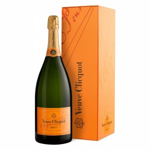 Вино игристое Вдова КликоПонсардин бел брют 8.5-12.5% п/у1,5л