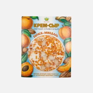 Крем-сыр Амига сливочный Курага/Миндаль мягкий 69% 120г