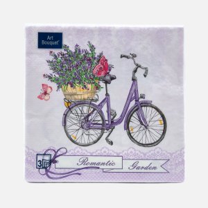 Салфетки Арт Букет Путешествие в Прованс бум 33*33 3сл 20 лист