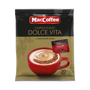 Кофейный напиток Маккофе Каппучино Дольче Вита 24г
