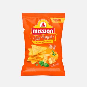 Чипсы Миссион кукурузные со вкусом сыра Чеддер 150г