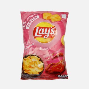 Чипсы Лэйс Краб пл/уп 140г 