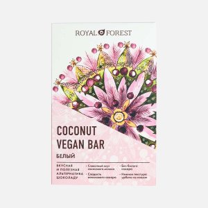Шоколад Роял Форест Веган Кокосовый белый к/к 50г