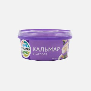 Кальмар Меридиан соломка в рассоле пл/б 180г