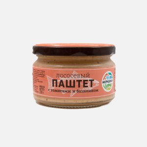 Паштет Меридиан лососевый с томатом и базиликом ст/б 200г