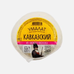 Сыр Умалат Кавказский мягкий 45% в/у 280г