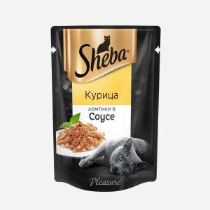 Корм Шеба Курица ломтики в соусе пауч 75г