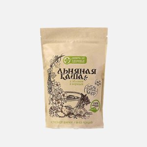Каша Лакомства для здоровья льняная с яблоком и корицей 400г