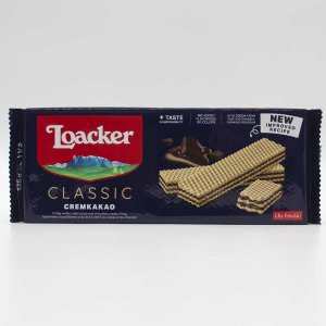 Вафли Лоакер хрустящие со сливочной какао-начинкой 175г