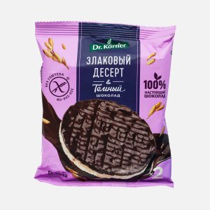 Десерт Др Корнер Злаковый с темным шоколадом рисовый 34г