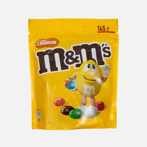 Драже М&Мs с арахисом и молочным шоколадом пл/уп 145г