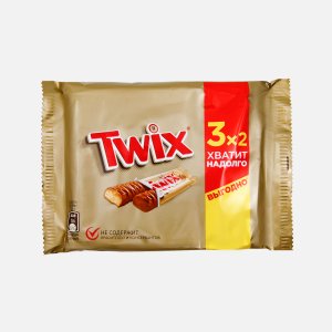 Шоколадный батончик Твикс пл/уп 3*55г