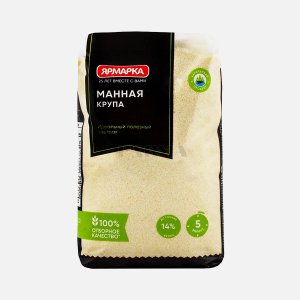 Крупа Ярмарка Манная пл/пак 600г