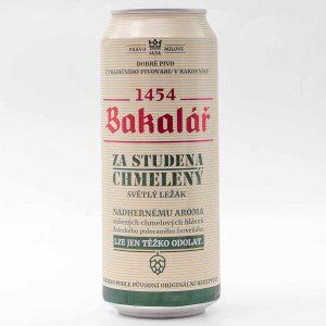 Пиво Бакалар Холодного охмеления светлое фильтр паст 5.2% ж/б 0,5л