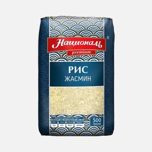 Рис Националь Жасмин пл/уп 900г