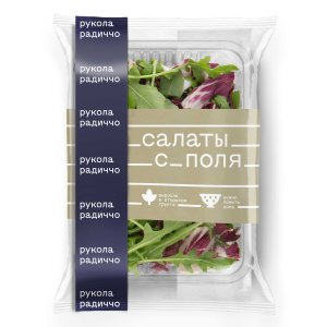 Салат Руккола+Радичио 75г Белая Дача