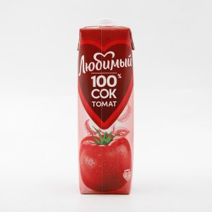 Сок Любимый Томатный с сахаром/солью 0,97л