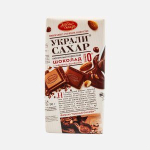 Шоколад Красный октябрь Украли сахар молоч с терт миндалем 90г