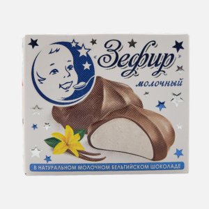 Зефир В.П.Пастухов молочный с ванилью в молоч шокол 60г