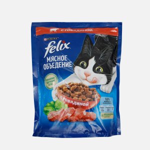 Корм Феликс Мясное объедение с говядиной 600г