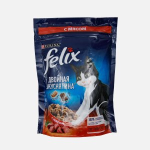 Корм Феликс Двойная Вкуснятина с мясом 200г