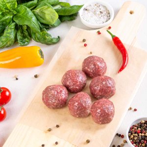 Фрикадельки мясные из говядины п/ф вес