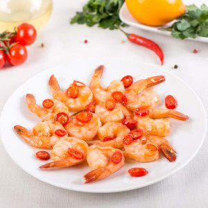 Креветка тигровая в остром маринаде вес