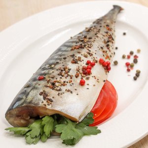 Скумбрия Атлантическая с помидорами и перцем п/ф вес