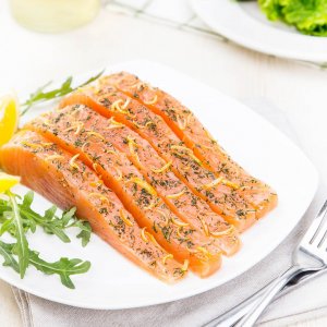 Рыба с/с По-особому с добавлением коньяка из семги вес