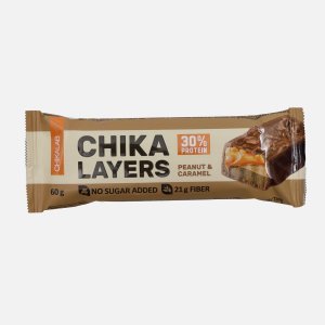 Батончик Чикалаб с начинкой Соленая карамель и арахис глазированный 60г